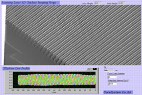 A surface of a plasma display